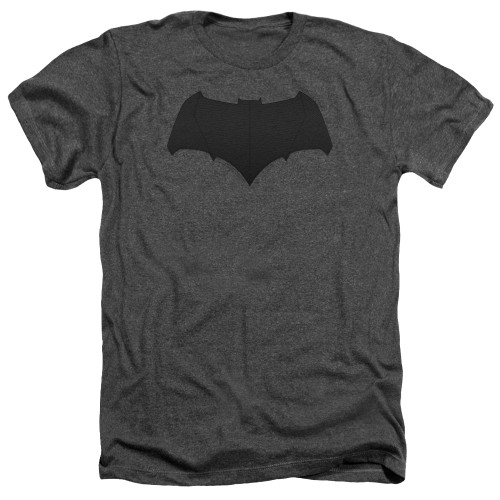 Image for Justice League Movie Heather T-Shirt - Batman Tone Logo
