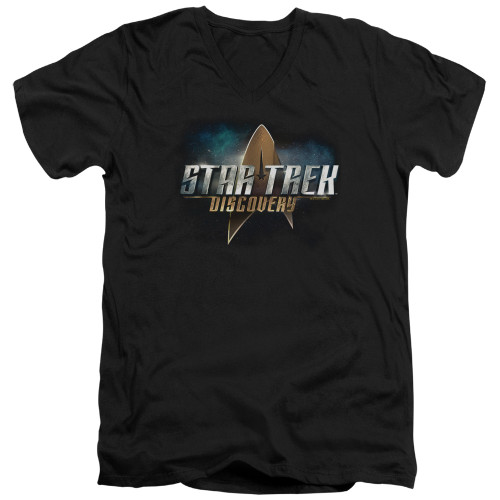 Star Trek Discovery V Neck T-Shirt - Logo