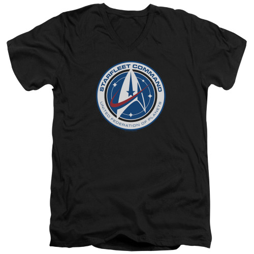 Star Trek Discovery V Neck T-Shirt - Starfleet Command