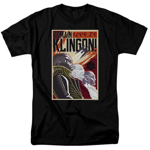 Star Trek Discovery T-Shirt - Remain Klingon Poster