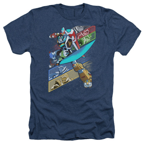 Image for Voltron: Legendary Defender Heather T-Shirt - Crisscross