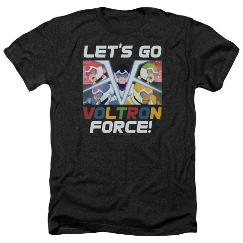 Image for Voltron: Legendary Defender Heather T-Shirt - Let's Go