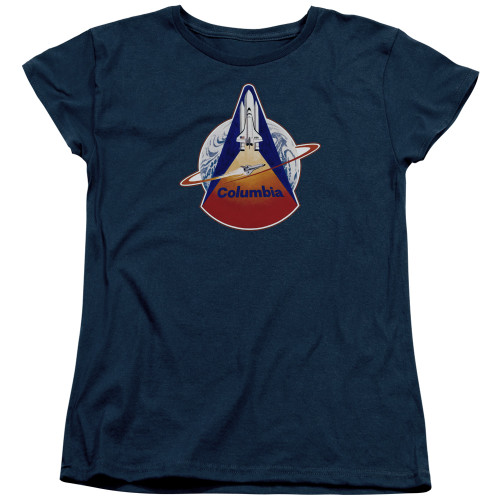 Image for NASA Womans T-Shirt - STS 1 Mission Patch