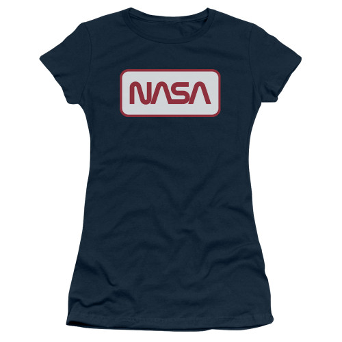 Image for NASA Girls T-Shirt - Rectangular Logo