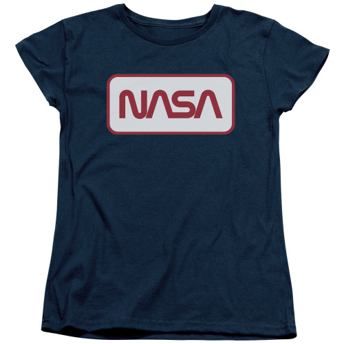 Image for NASA Womans T-Shirt - Rectangular Logo