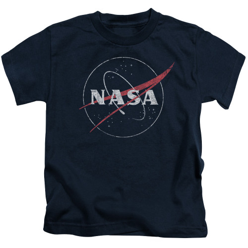 Image for NASA Kids T-Shirt - Distressed Logo