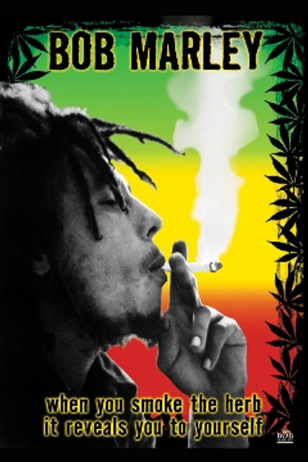 Bob Marley Poster - Smoke the Herb