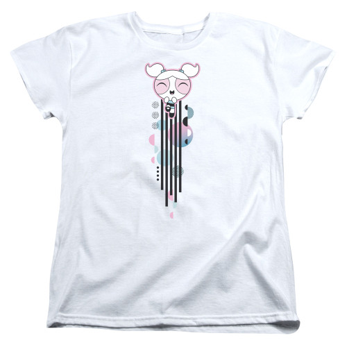 Image for The Powerpuff Girls Womans T-Shirt - Bubbles Streak