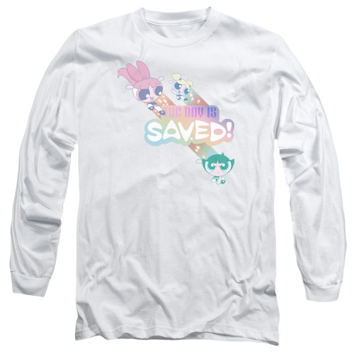 Image for The Powerpuff Girls Long Sleeve Shirt - The Day is Saved Again