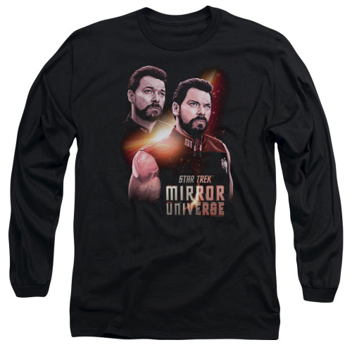 Image for Star Trek the Next Generation Mirror Universe Long Sleeve Shirt - Mirror Riker