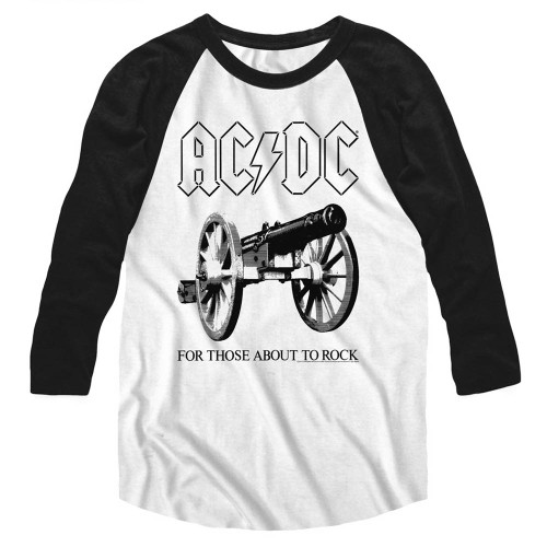 AC/DC 3/4 sleeve raglan - About to Rock