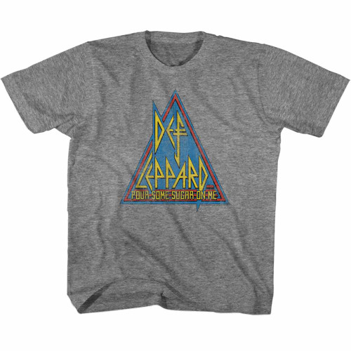 Image for Def Leppard Primary Triangle Youth T-Shirt