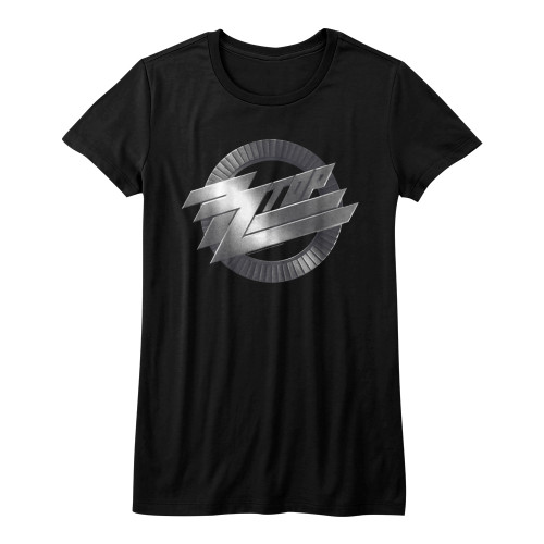 Image for ZZ Top Girls T-Shirt - Metal Logo