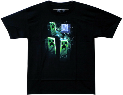 Minecraft Youth T-Shirt - Three Creeper Moon