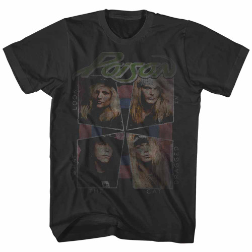 Image for Poison T-Shirt - Faded Cat Drag