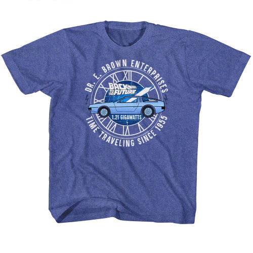 Image for Back to the Future Dr. E Brown Enterprises Youth T-Shirt