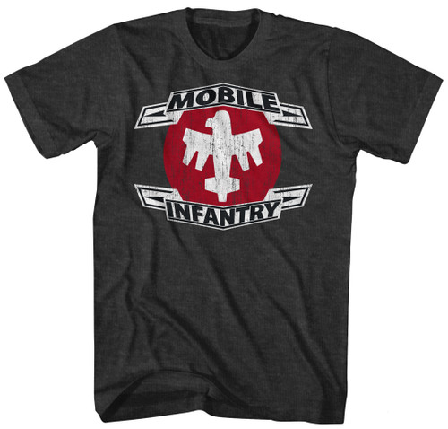Image for Starship Troopers Mobile Infantry Logo T-Shirt