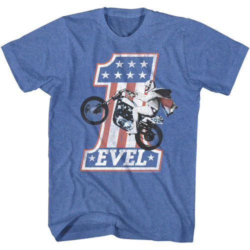 Image for Evel Knievel T-Shirt - One Evel 2