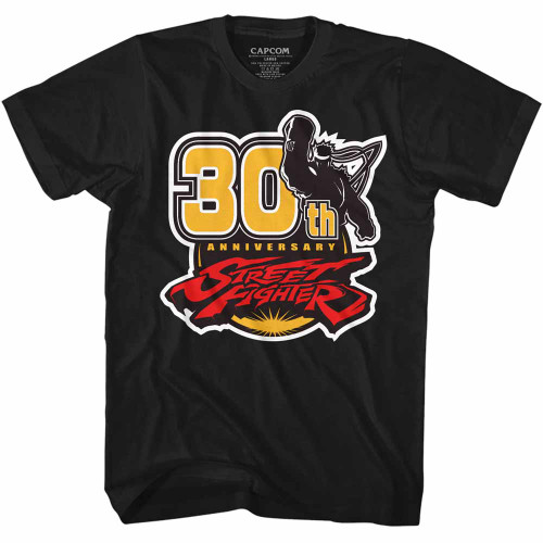 Image for Street Fighter T-Shirt - 30th Anniversary Logo