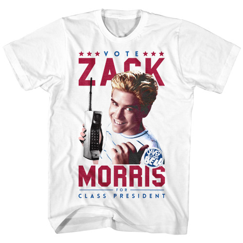 Image for Saved by the Bell T-Shirt - Vote Zack Morris