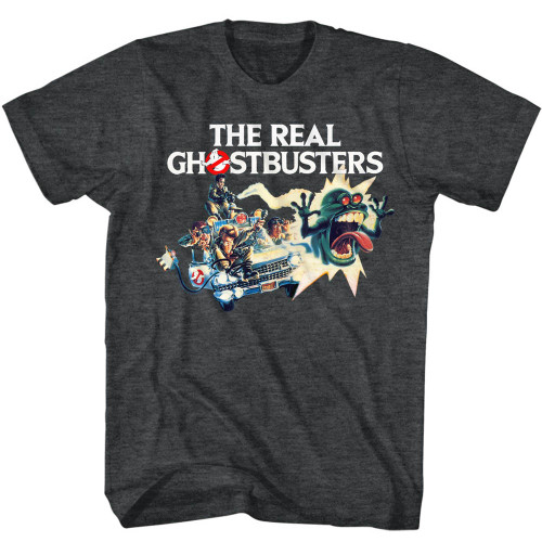 Image for The Real Ghostbusters T-Shirt - Car Chase