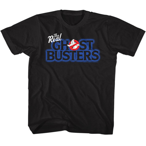 Image for The Real Ghostbusters Real Logo Youth T-Shirt