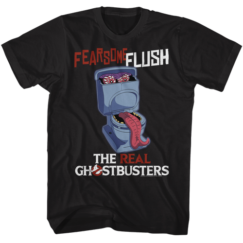 Image for The Real Ghostbusters T-Shirt - Fearsome Flush