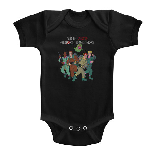 Image for The Real Ghostbusters the Whole Crew Infant Baby Creeper