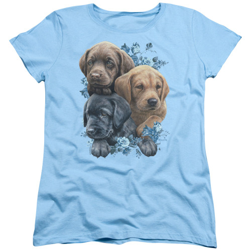 Image for Wild Wings Collection Womans T-Shirt - Puppy Pile