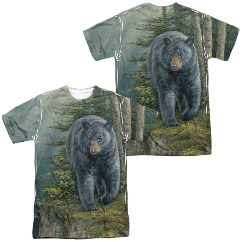 Image for Wild Wings Collection Sublimated T-Shirt - Black Bear 100% polyester