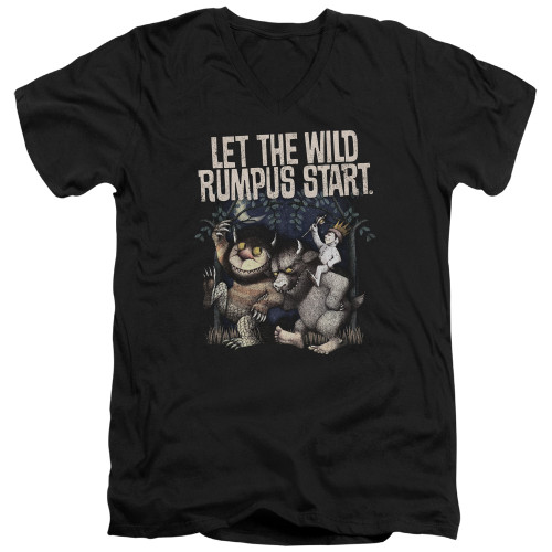 Image for Where the Wild Things Are V Neck T-Shirt - Wild Rumpus