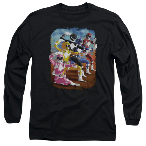 Image for Mighty Morphin Power Rangers Long Sleeve Shirt - Impressionist Rangers