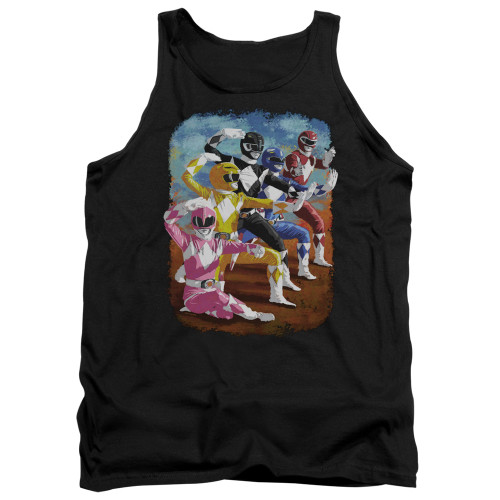 Image for Mighty Morphin Power Rangers Tank Top - Impressionist Rangers