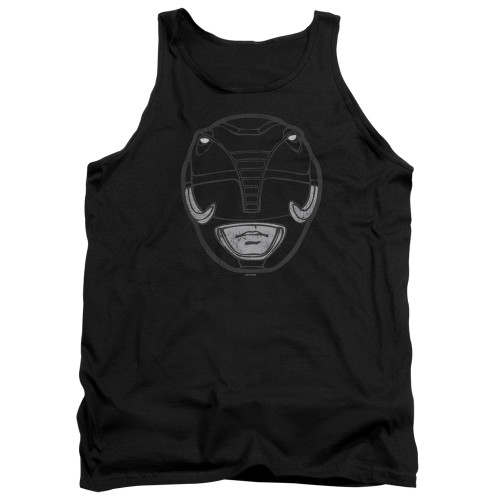 Image for Mighty Morphin Power Rangers Tank Top - Black Ranger Mask