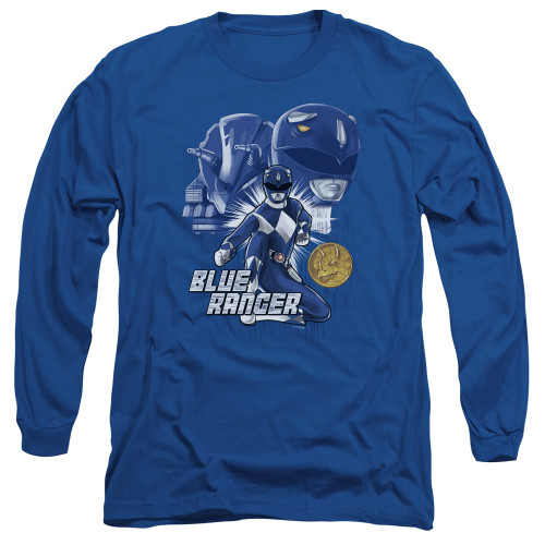 Image for Mighty Morphin Power Rangers Long Sleeve Shirt - Blue Ranger