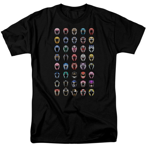 Image for Mighty Morphin Power Rangers T-Shirt - Visual Timeline