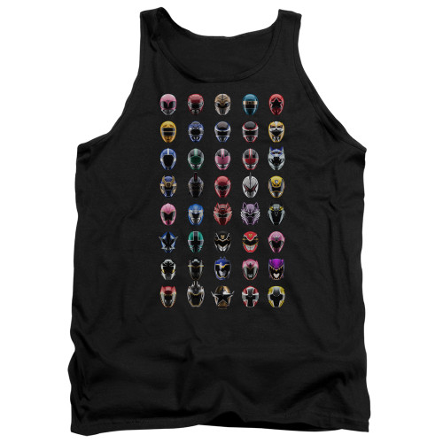 Image for Mighty Morphin Power Rangers Tank Top - Visual Timeline
