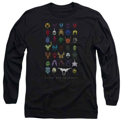 Image for Mighty Morphin Power Rangers Long Sleeve Shirt - Villains
