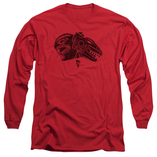 Image for Mighty Morphin Power Rangers Long Sleeve Shirt - Red