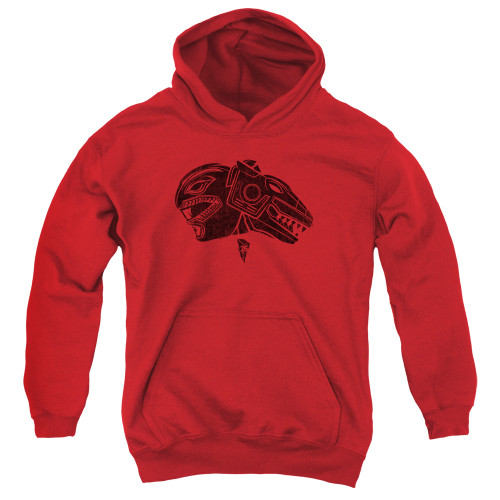 Image for Mighty Morphin Power Rangers Youth Hoodie - Red