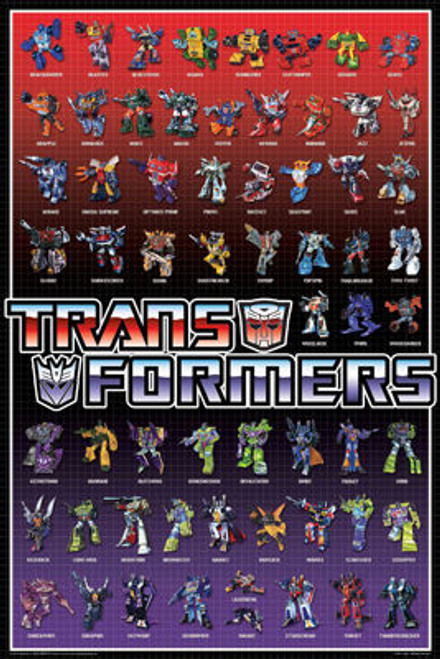 Transformers Poster - Line Up