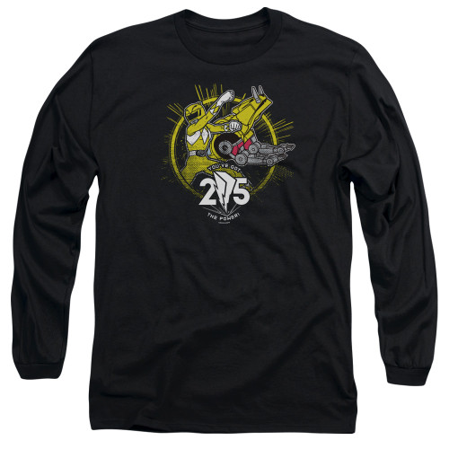 Image for Mighty Morphin Power Rangers Long Sleeve Shirt - Yellow 25