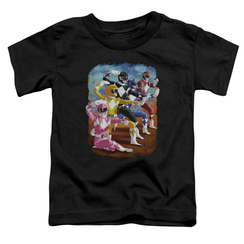 Image for Power Rangers Toddler T-Shirt - Impressionist Rangers