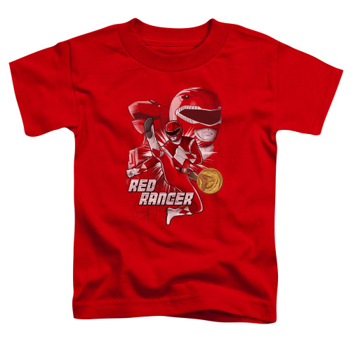 Image for Power Rangers Toddler T-Shirt - Red Ranger