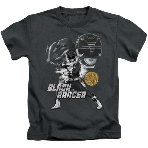 Image for Power Rangers Kids T-Shirt - Black Ranger