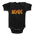 Image for AC/DC Distress Orange Infant Baby Creeper