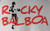 Image Closeup for Rocky T-Shirt - Rocky-O Image Closeup for Rocky T-Shirt - Rocky-O
