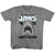 Image for Jaws Gray White Youth T-Shirt