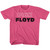Image for Pink Floyd Pink White Ouline Youth T-Shirt