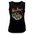 Image for Jimi Hendrix Circle Ladies Muscle Tank Top